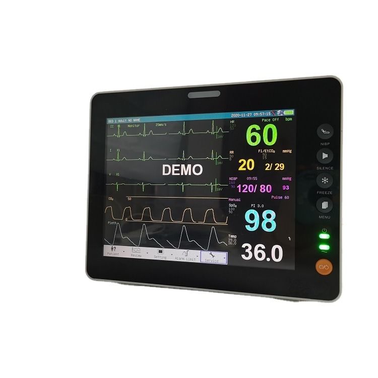 Monitor di segni vitali di 8 pollici di durata 6 parametri ICU Medical Essential Portable Monitor di segni vitali