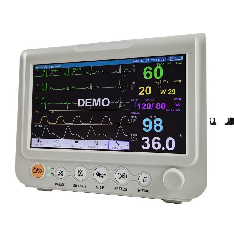 Monitor di segni vitali durevole da 7 pollici con touch screen a sei parametri