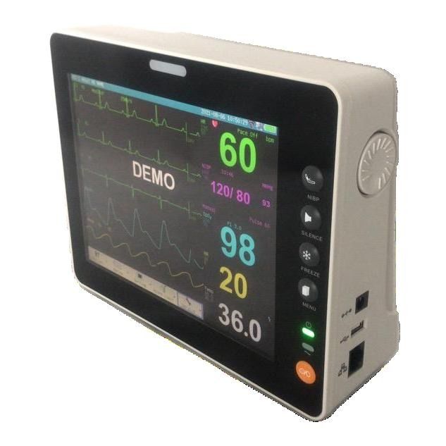 Monitor dei segni vitali da 8 pollici durevole Miglior prezzo Monitor ICU ospedaliero Monitor multiparametrico dei segni vitali