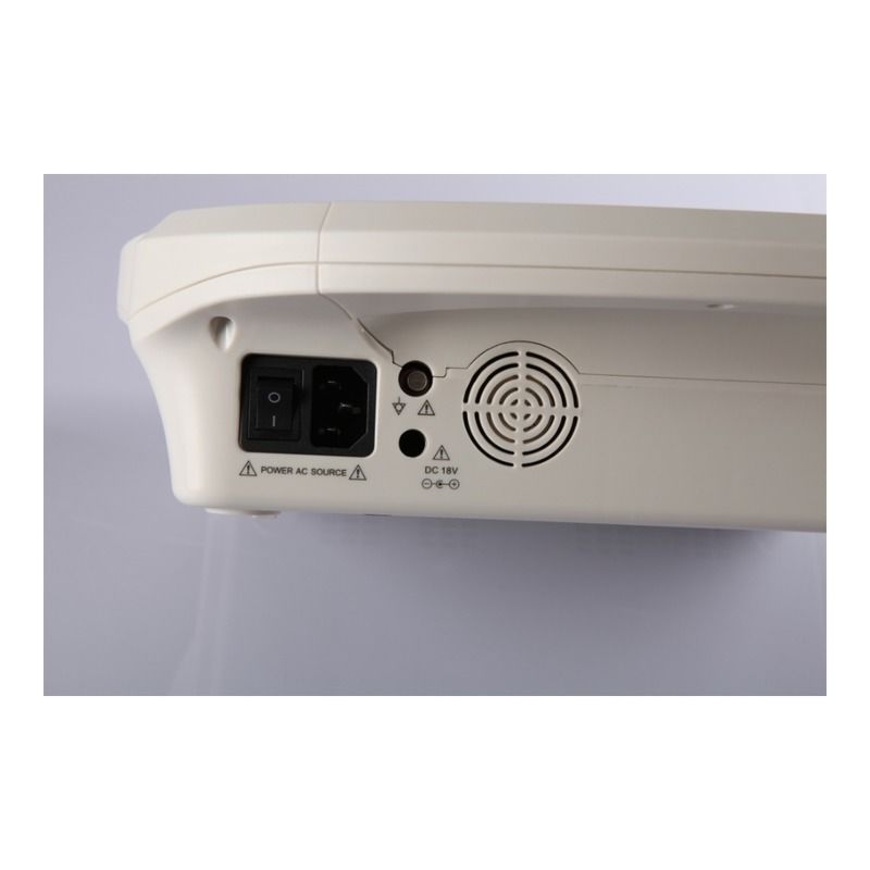 Macchina portatile per ECG in metallo 12 elettrocardiografo a piombo Macchina per ECG con analizzatore Macchina per ECG