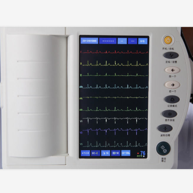 Medicina Macchina ECG Digitale 12 Canale Elettrocardiografo Macchina ECG Portatile Touch Screen Macchina ECG