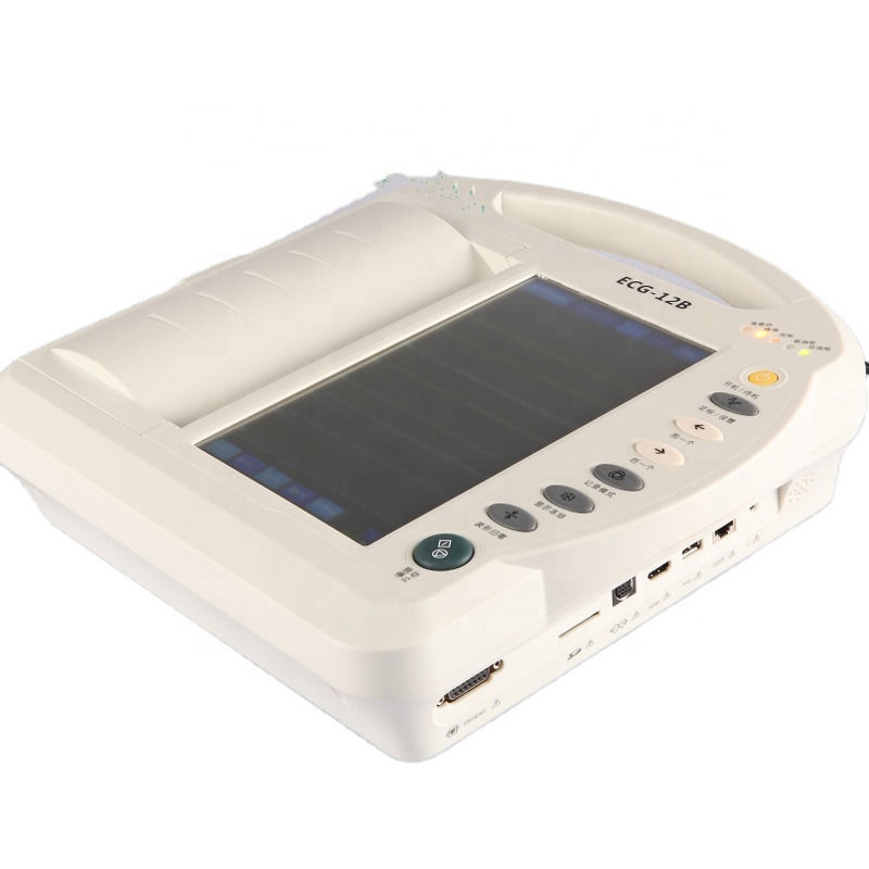 Macchina ECG umana esame cardiaco cardiologia elettrocardiografo a 12 canali elettrocardiogramma ECG