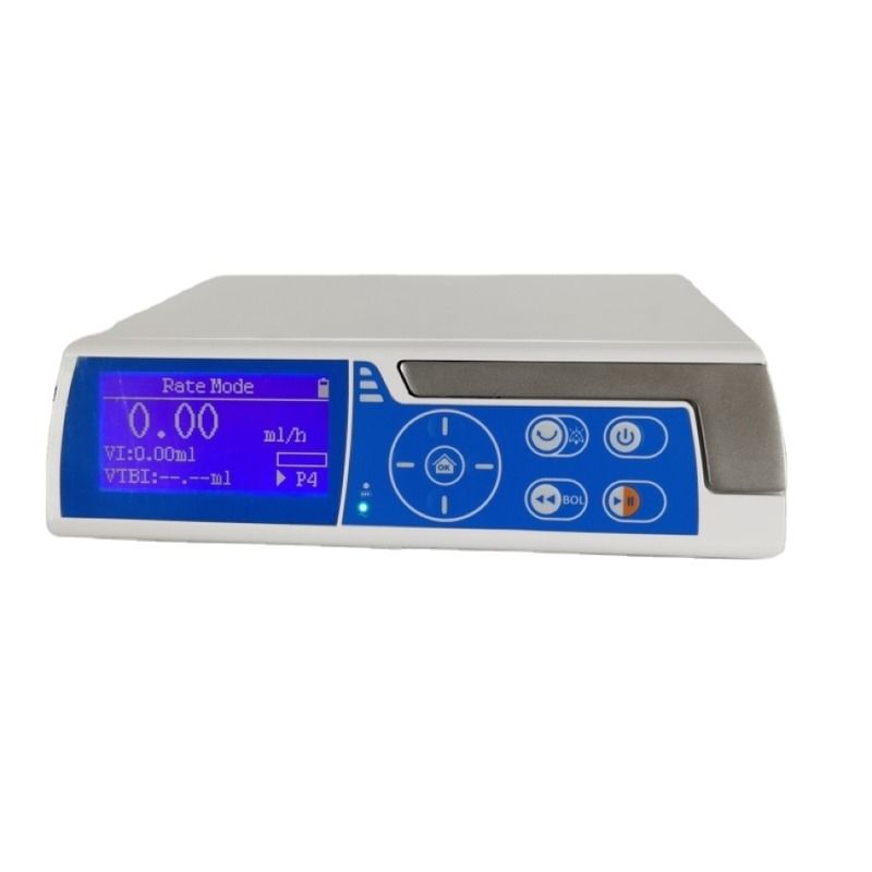 Pompa per infusione economica portatile elettrica ospedaliera ICU Pompa per infusione di emergenza in metallo Pompa per infusione elettrica automatica