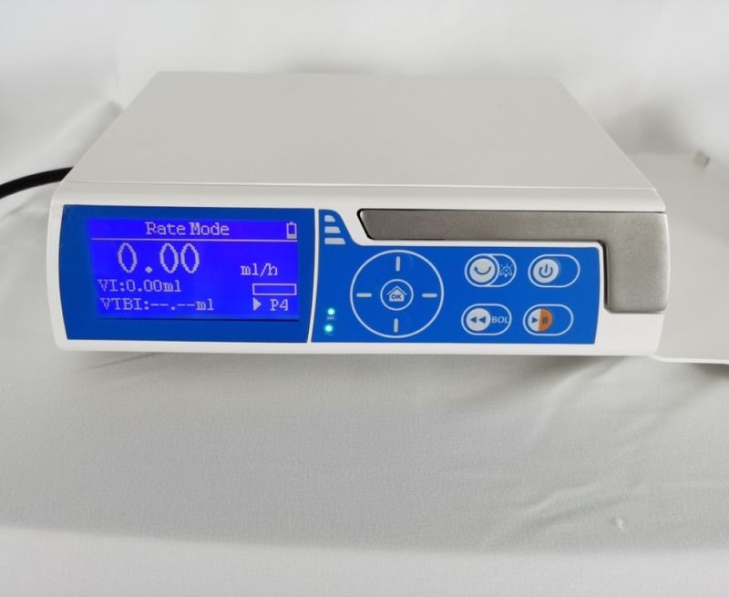 Pompa per infusione economica portatile elettrica ospedaliera ICU Pompa per infusione di emergenza in metallo Pompa per infusione elettrica automatica
