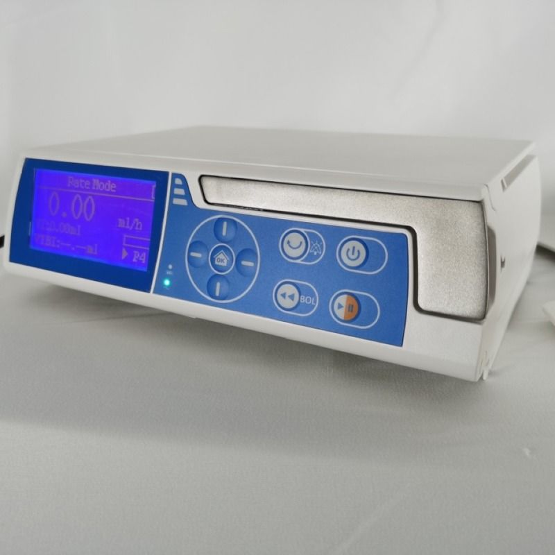 Pompa per infusione economica portatile elettrica ospedaliera ICU Pompa per infusione di emergenza in metallo Pompa per infusione elettrica automatica
