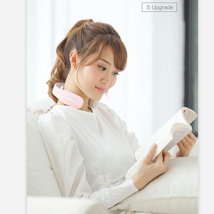 Fisioterapia Massaggiatore Intelligente Portatile a Infrarossi per Collo con Voce Smart