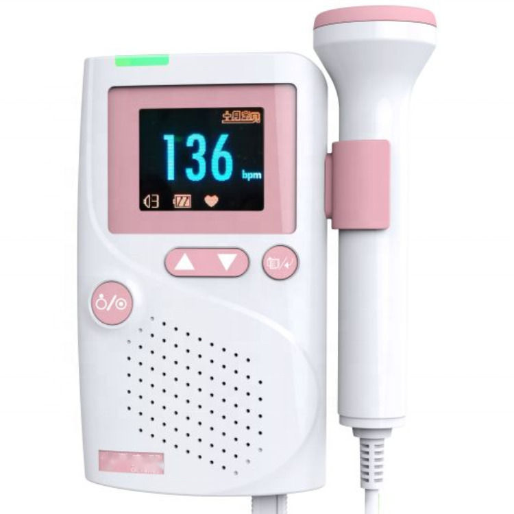 Cardiologia CE Certificato Prezzo all'ingrosso Ecografia Monitor Frequenza Cardiaca Fetale Doppler Rilevatore Doppler Cardiaco