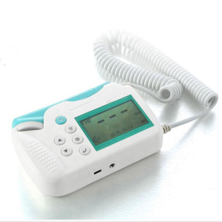 Cardiologia Ecografia Doppler Fetale Portatile Ecografo Portatile Monitor Cuore del Bambino Tascabile Monitoraggio Prenatale Monitor Fetale