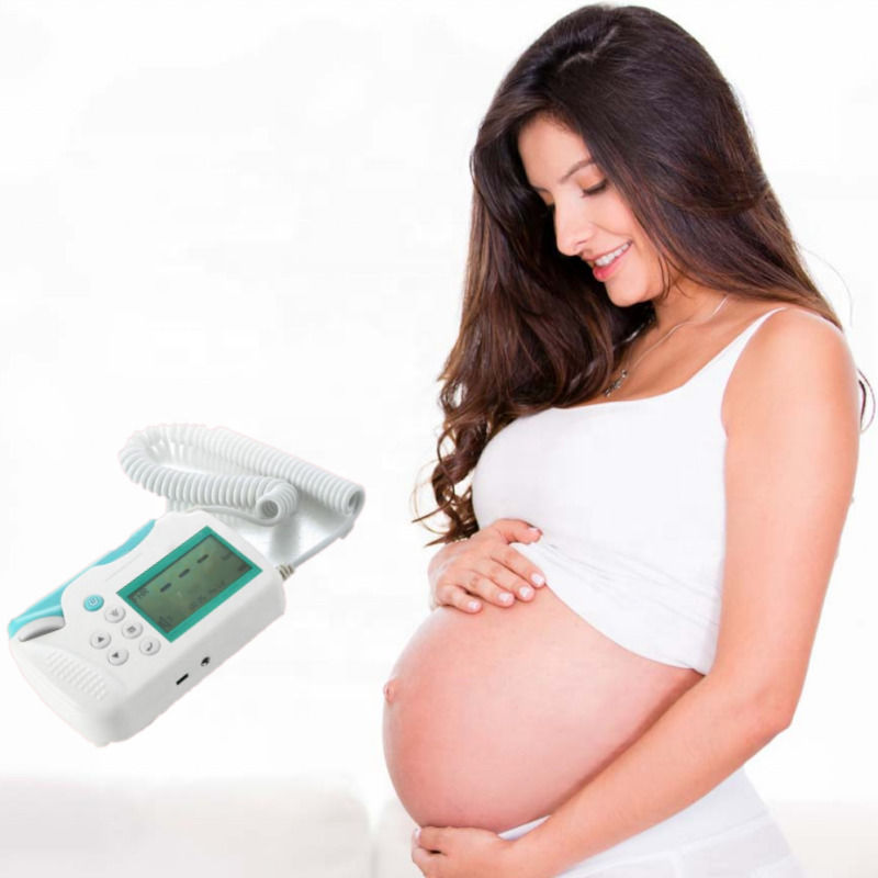 Cardiologia Ecografia Doppler Fetale Portatile Ecografo Portatile Monitor Cuore del Bambino Tascabile Monitoraggio Prenatale Monitor Fetale