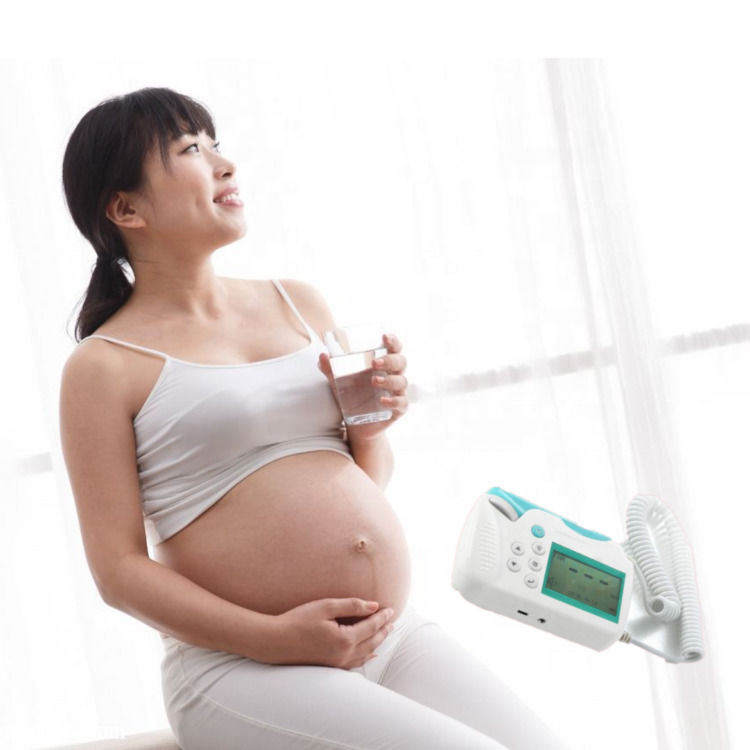 Cardiologia Ecografia Doppler Fetale Portatile Ecografo Portatile Monitor Cuore del Bambino Tascabile Monitoraggio Prenatale Monitor Fetale