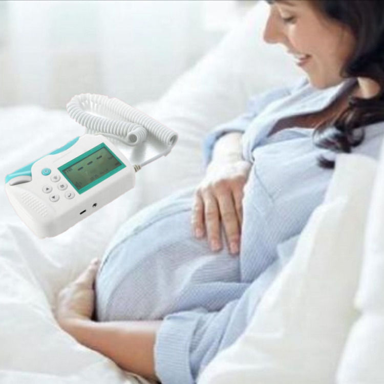 Cardiologia Ecografia Doppler Fetale Portatile Ecografo Portatile Monitor Cuore del Bambino Tascabile Monitoraggio Prenatale Monitor Fetale