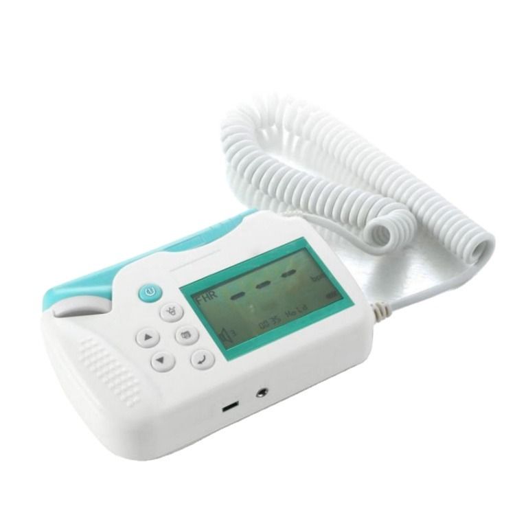 Cardiologia CE Fabbricante Ultrasuoni a mano Cuore del bambino Prezzo all'ingrosso Prezzo prenatale Frequenza cardiaca fetale Monitoraggio del battito cardiaco fetale Doppler