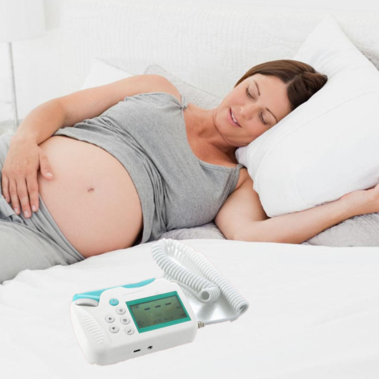 Cardiologia CE Fabbricante Ultrasuoni a mano Cuore del bambino Prezzo all'ingrosso Prezzo prenatale Frequenza cardiaca fetale Monitoraggio del battito cardiaco fetale Doppler