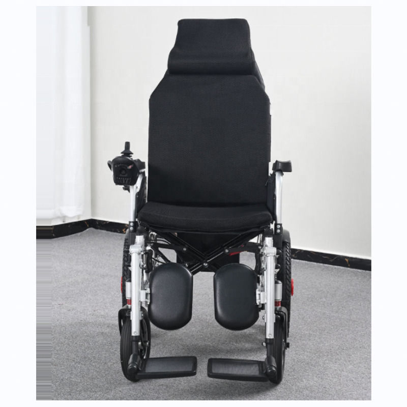 sedia elettrica per disabili telecomando leggero prezzo economico sedia a rotelle elettrica pieghevole per disabili da 140 kg