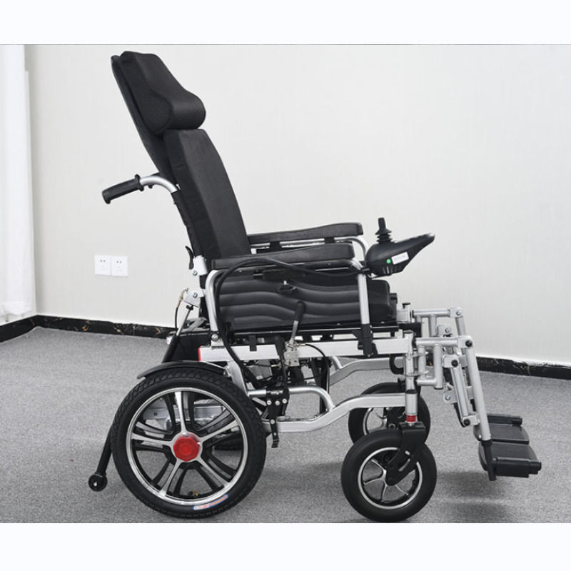 La migliore qualità 140kg sedia a rotelle elettrica nuova sedia a rotelle di alta potenza di potenza pieghevole di alluminio leggera sedia a rotelle