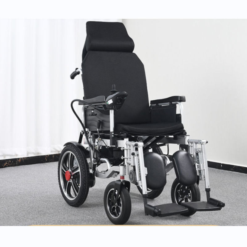 La migliore qualità 140kg sedia a rotelle elettrica nuova sedia a rotelle di alta potenza di potenza pieghevole di alluminio leggera sedia a rotelle