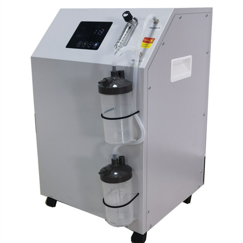 Concentratore di ossigeno ad atomizzazione di fascia alta 10 l Concentratore di ossigeno ad atomizzazione a doppia uscita 10 l Concentratore di ossigeno portatile medico