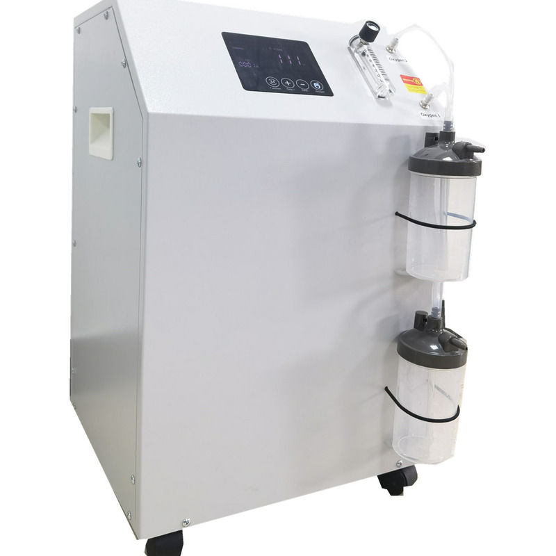 Concentratore di ossigeno ad atomizzazione di fascia alta 10 l Concentratore di ossigeno ad atomizzazione a doppia uscita 10 l Concentratore di ossigeno portatile medico