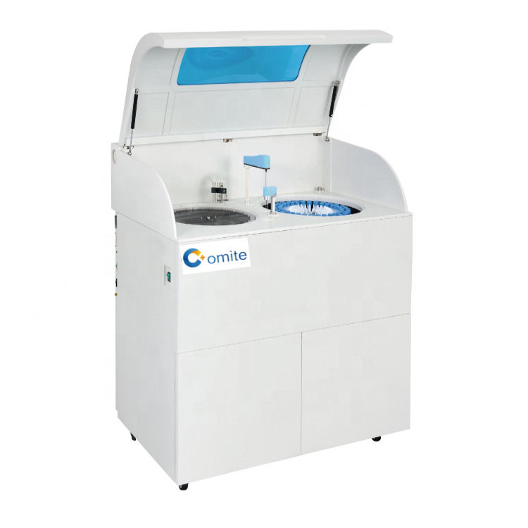 Analizzatore biochimico automatico veterinario di dimensioni ridotte, analizzatore di sangue, 300 velocità, analizzatore biochimico ospedaliero