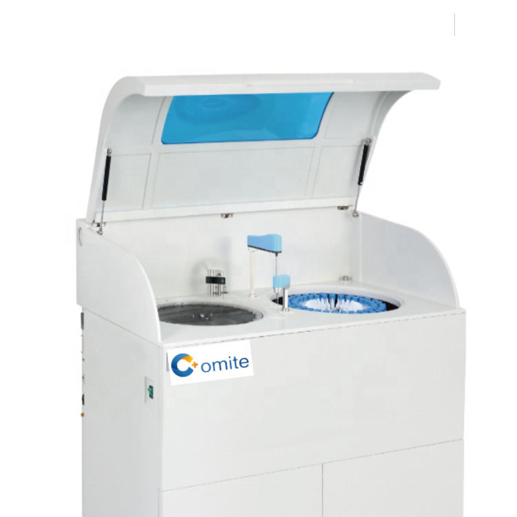Analizzatore biochimico automatico veterinario di dimensioni ridotte, analizzatore di sangue, 300 velocità, analizzatore biochimico ospedaliero
